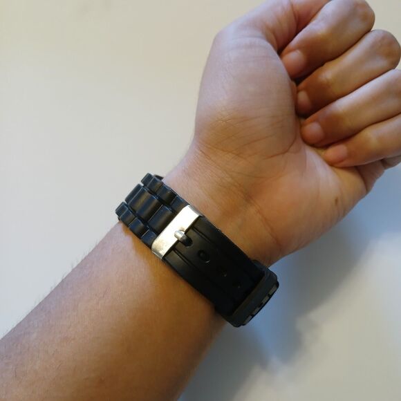 Women's Black Quartz Minimalist Casual Unique Dial Fashion Wrist Watch - Picture 7 of 16